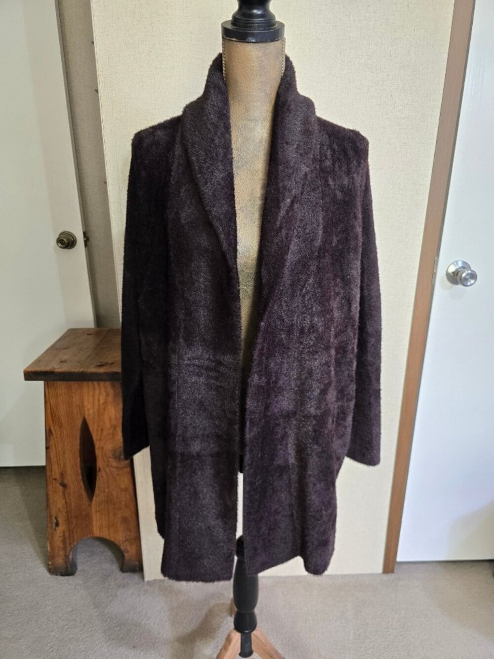 NEW Liverpool Los Angeles Small Open Front Black Cardigan Coat Coatigan